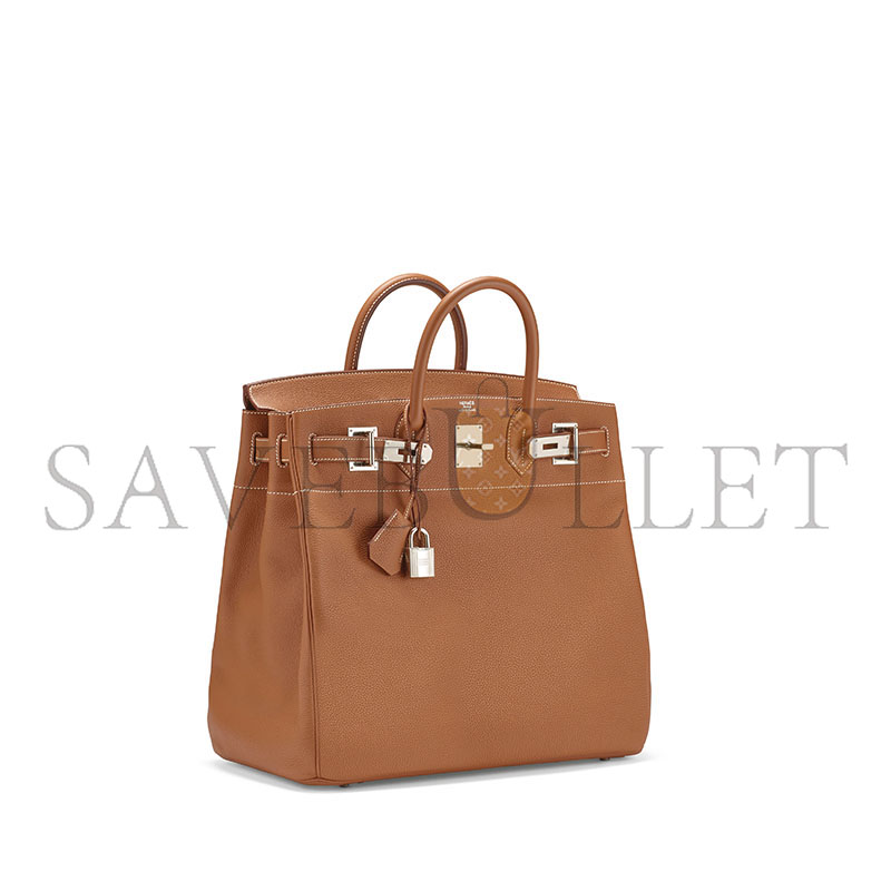 HERMÈS MASTER BIRKIN HAC 40 EN CUIR TOGO GOLD (40*38*24cm) 